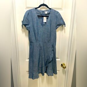 J. Crew Blue Denim-like Chambray Dress